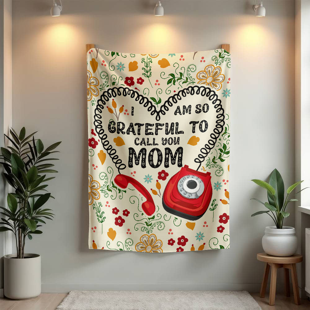 Mom - I am grateful - Mink Fleece Blanket
