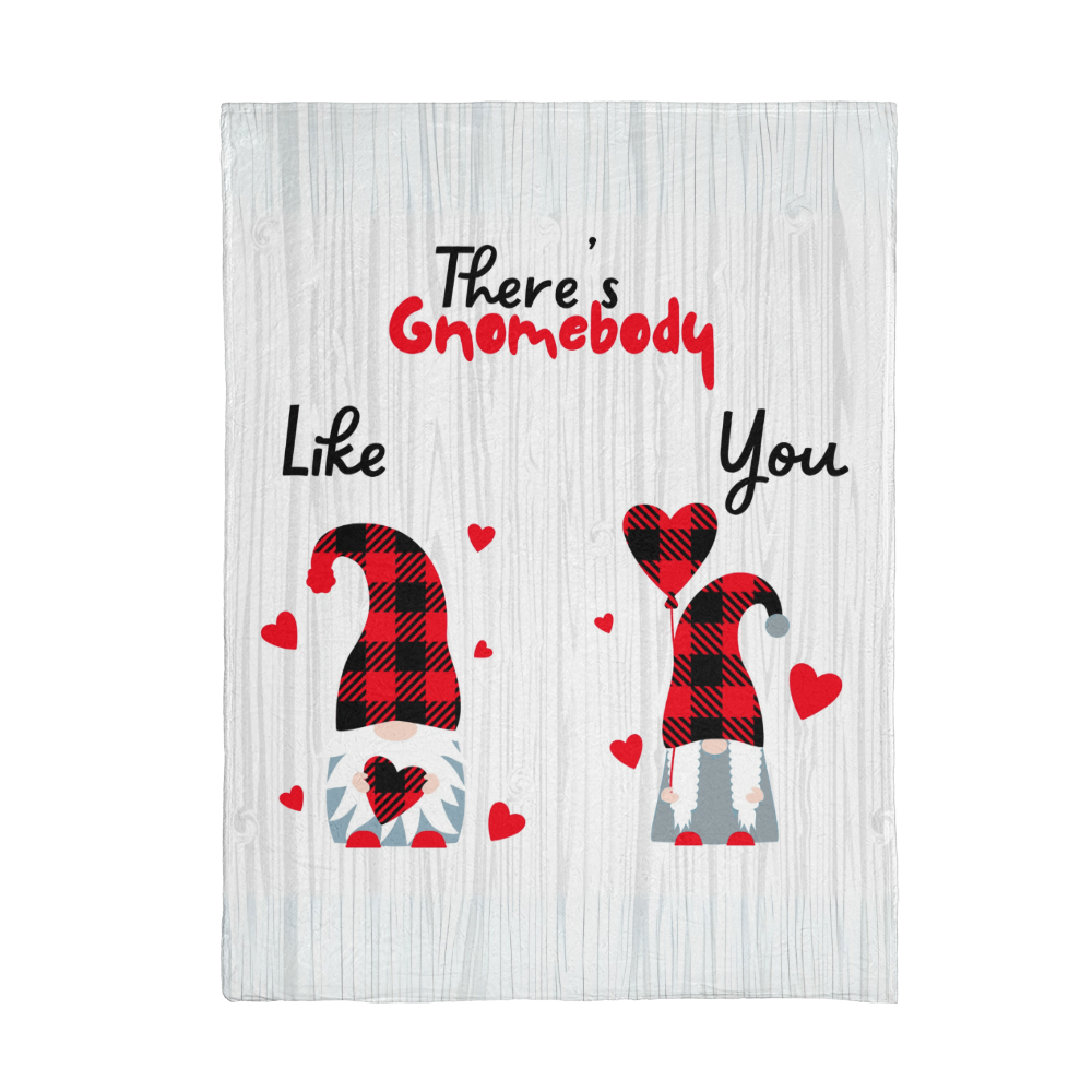 Gnome - There's Gnomebody - Mink Fleece Blanket