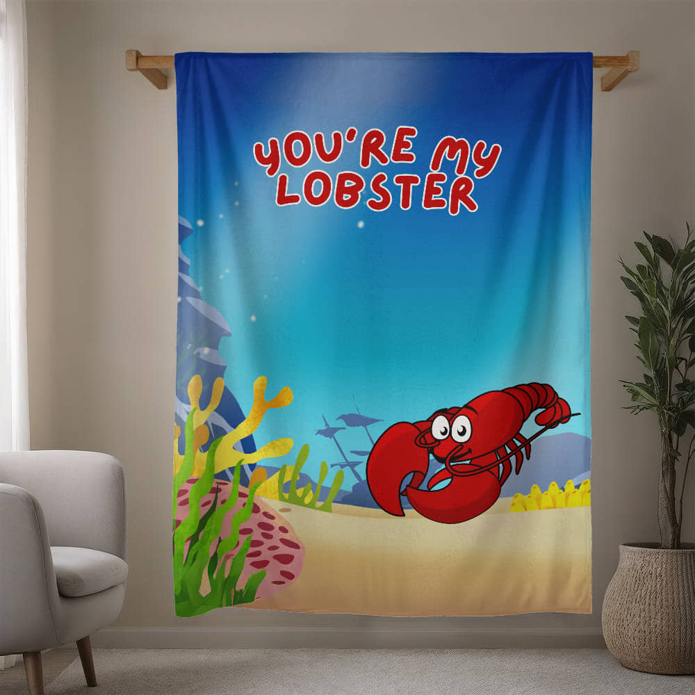 Love - You're my lobster - Mink Fleece Blanket
