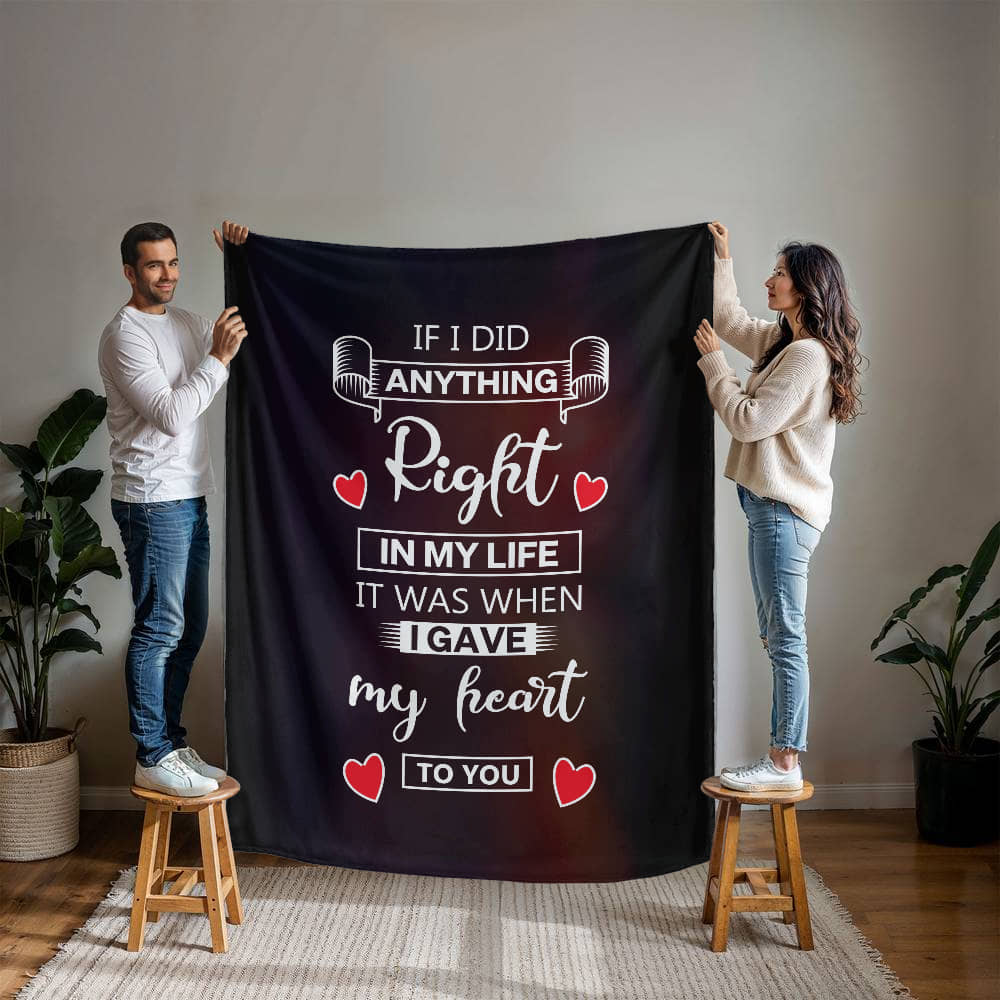 Love - If I did anything - Mink Fleece Blanket