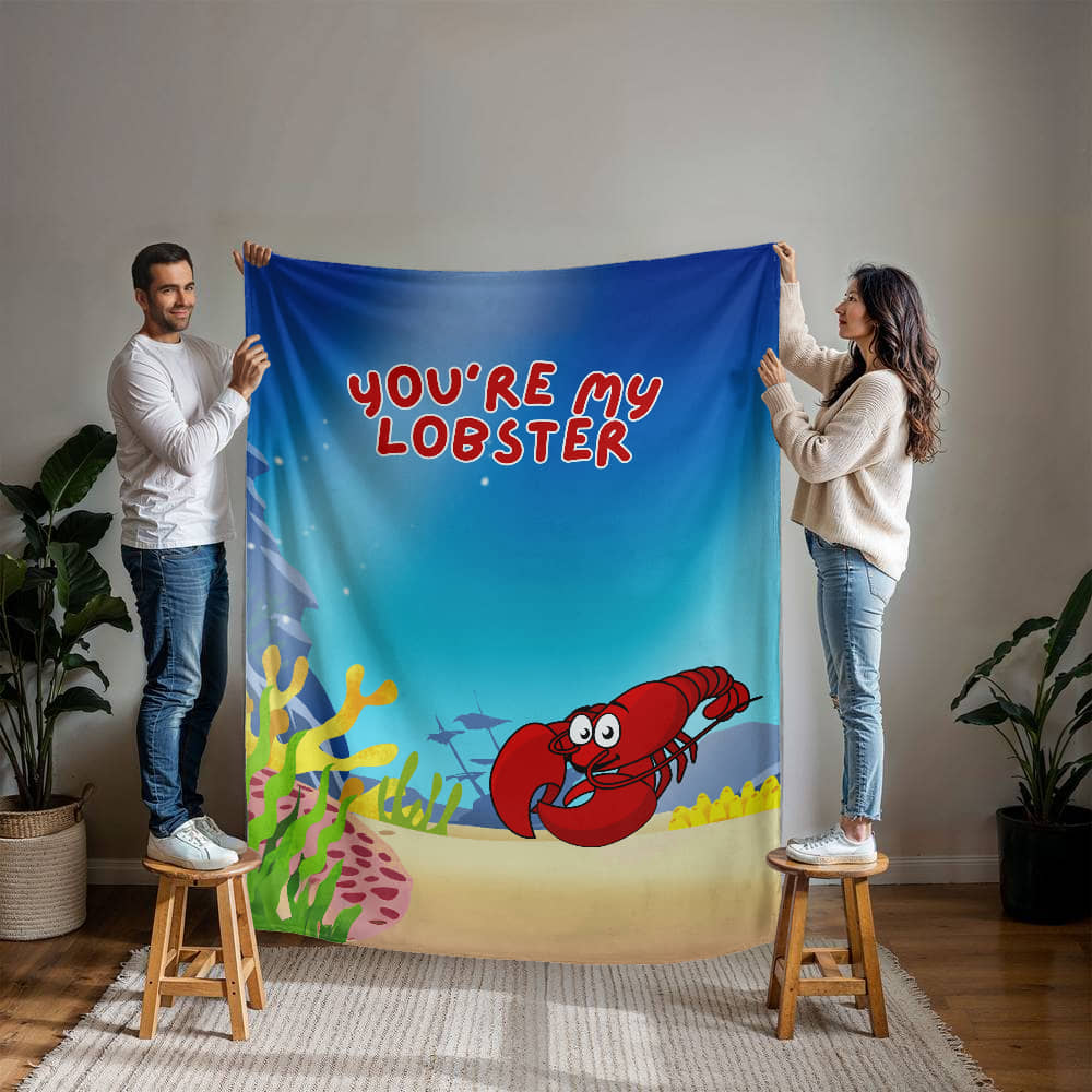 Love - You're my lobster - Mink Fleece Blanket