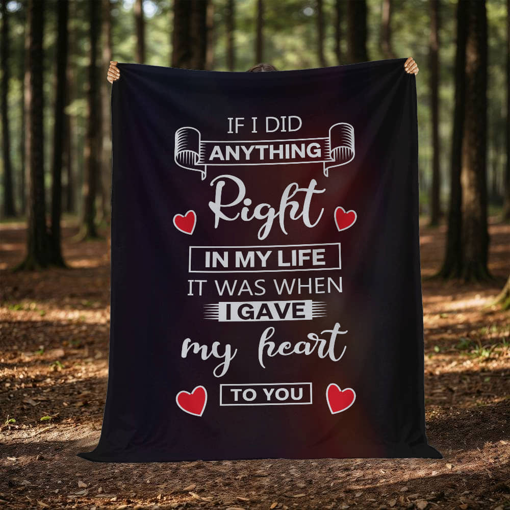Love - If I did anything - Mink Fleece Blanket