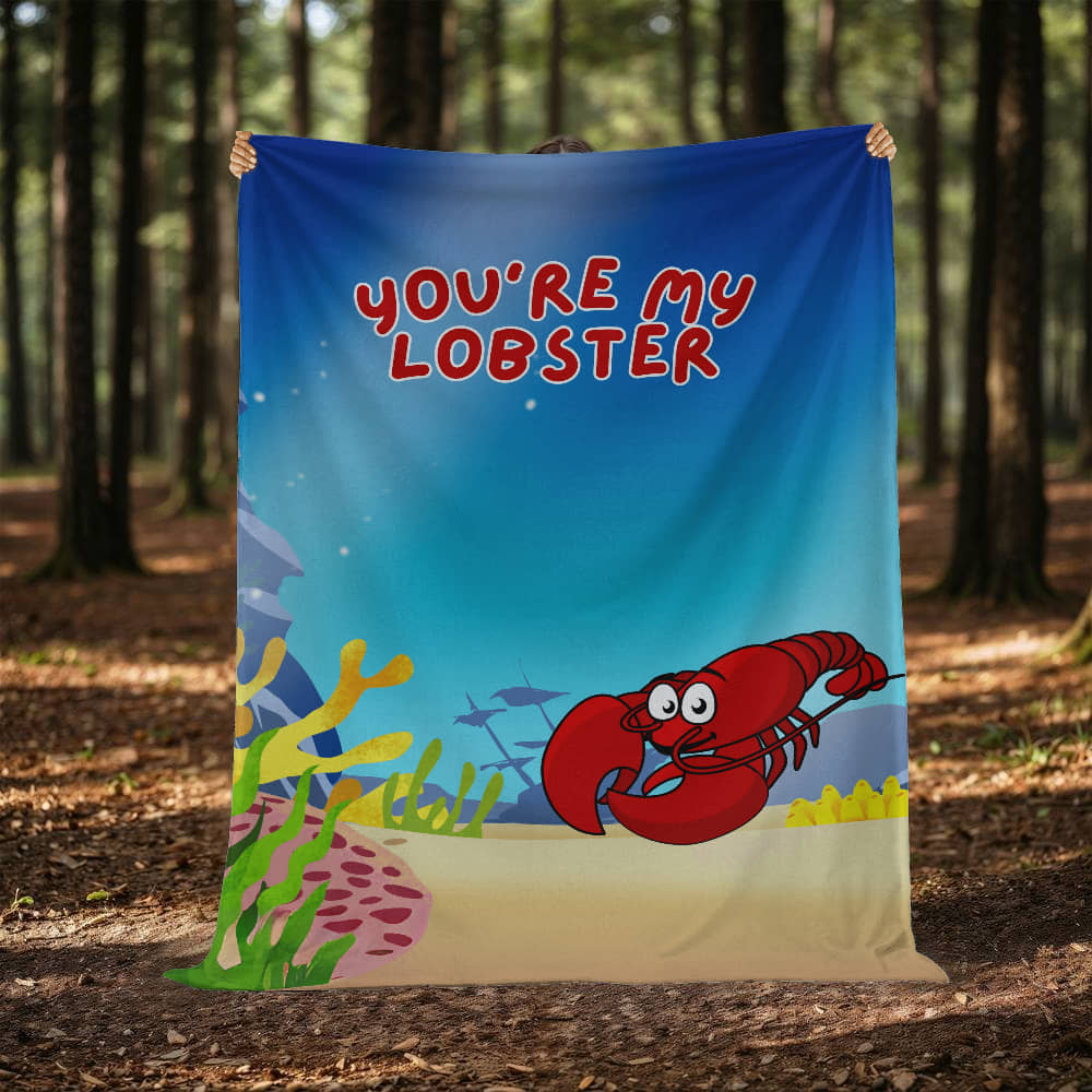 Love - You're my lobster - Mink Fleece Blanket