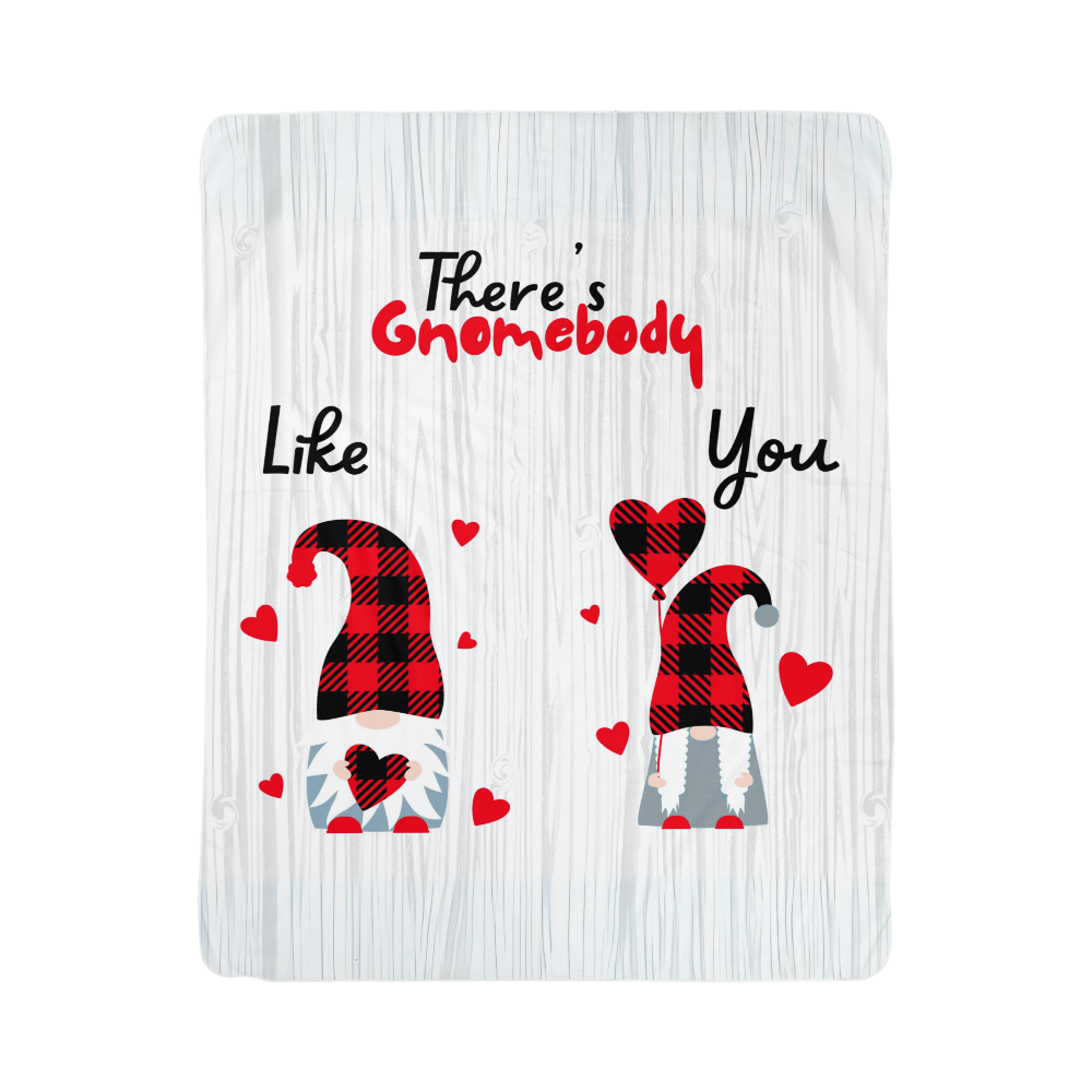 Gnome - There's Gnomebody - Sherpa Fleece Blanket