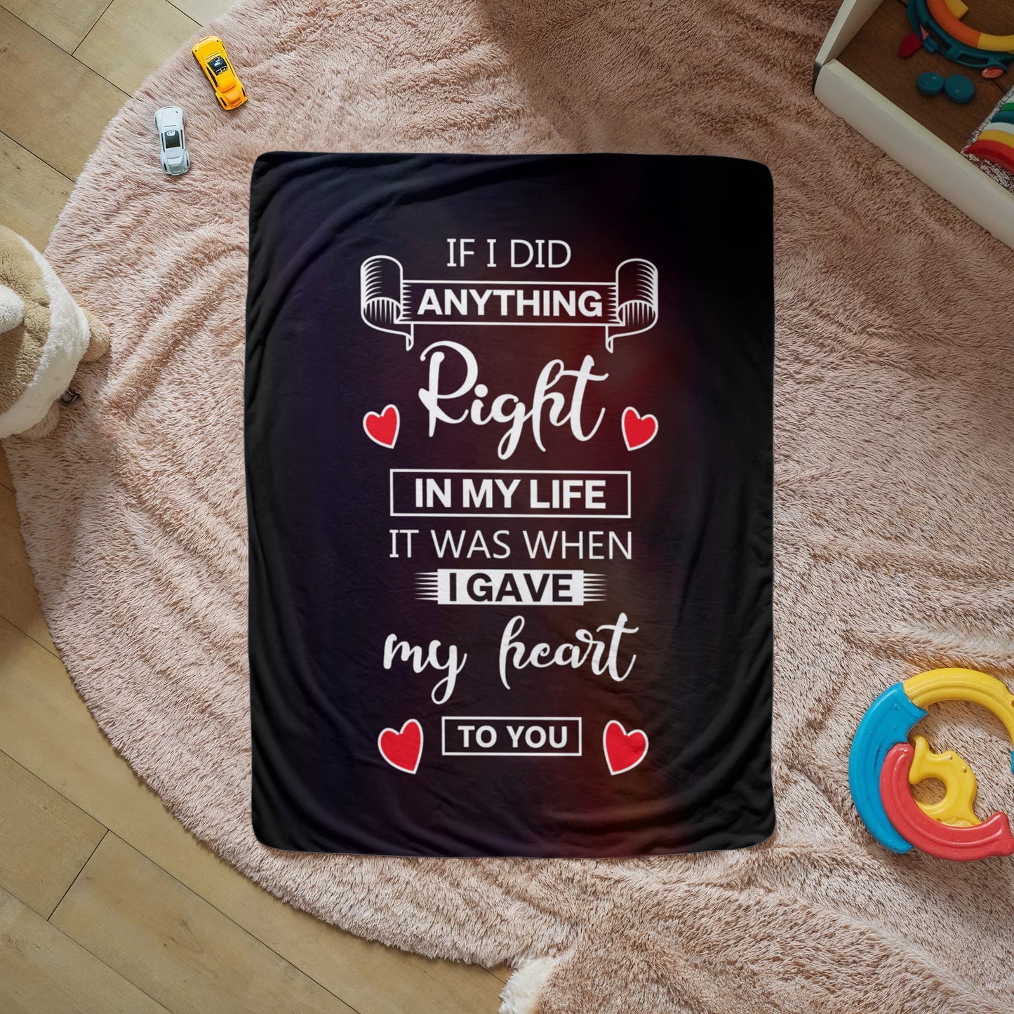 Love - If I did anything - Sherpa Fleece Blanket