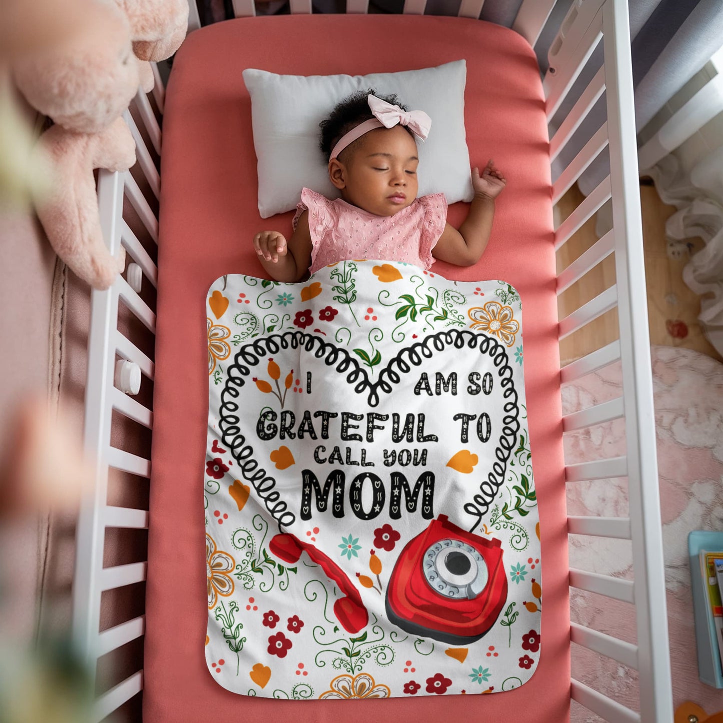 Mom - I am grateful - Sherpa Fleece Blanket