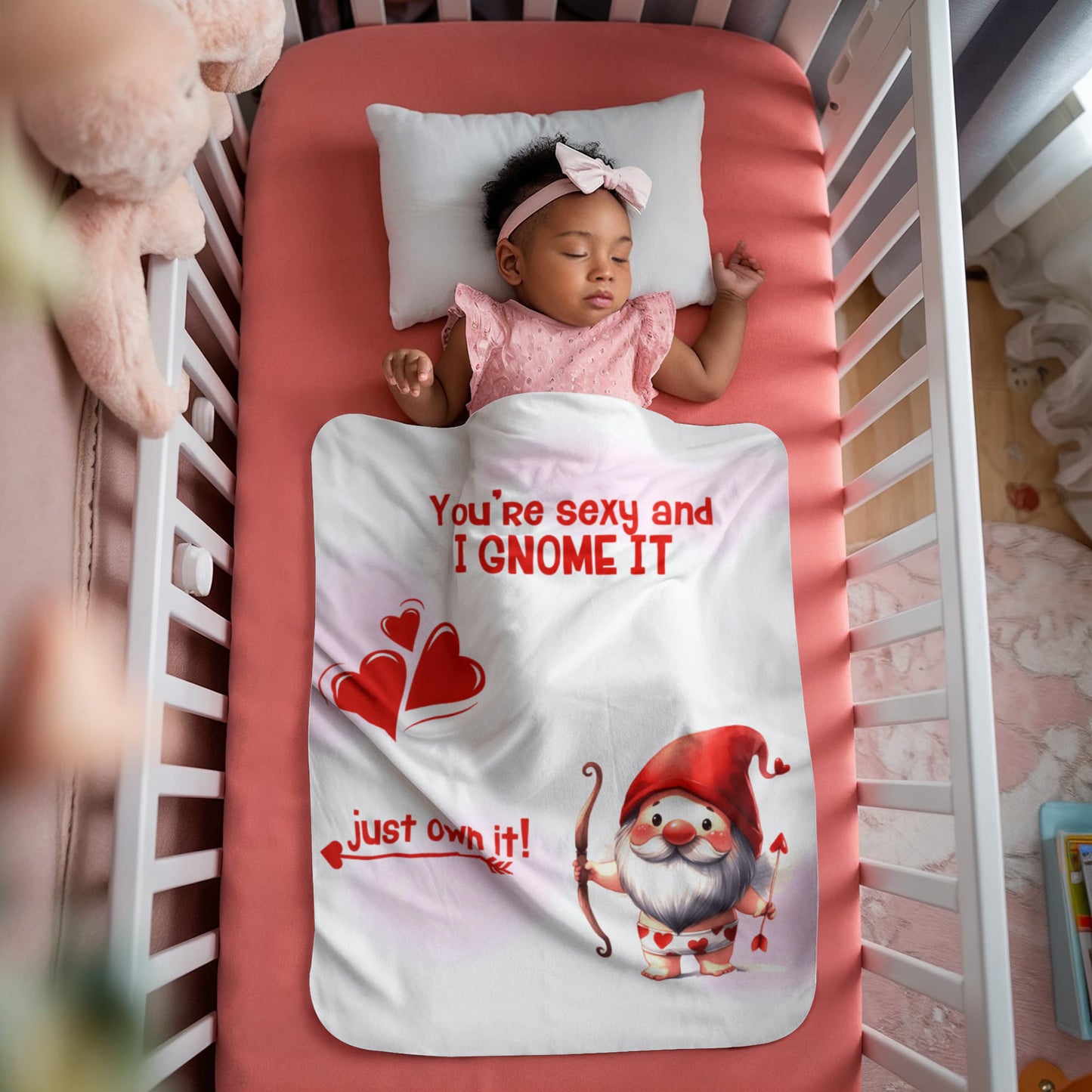 Sexy - You're sexy an I Gnome it - Sherpa Fleece Blanket
