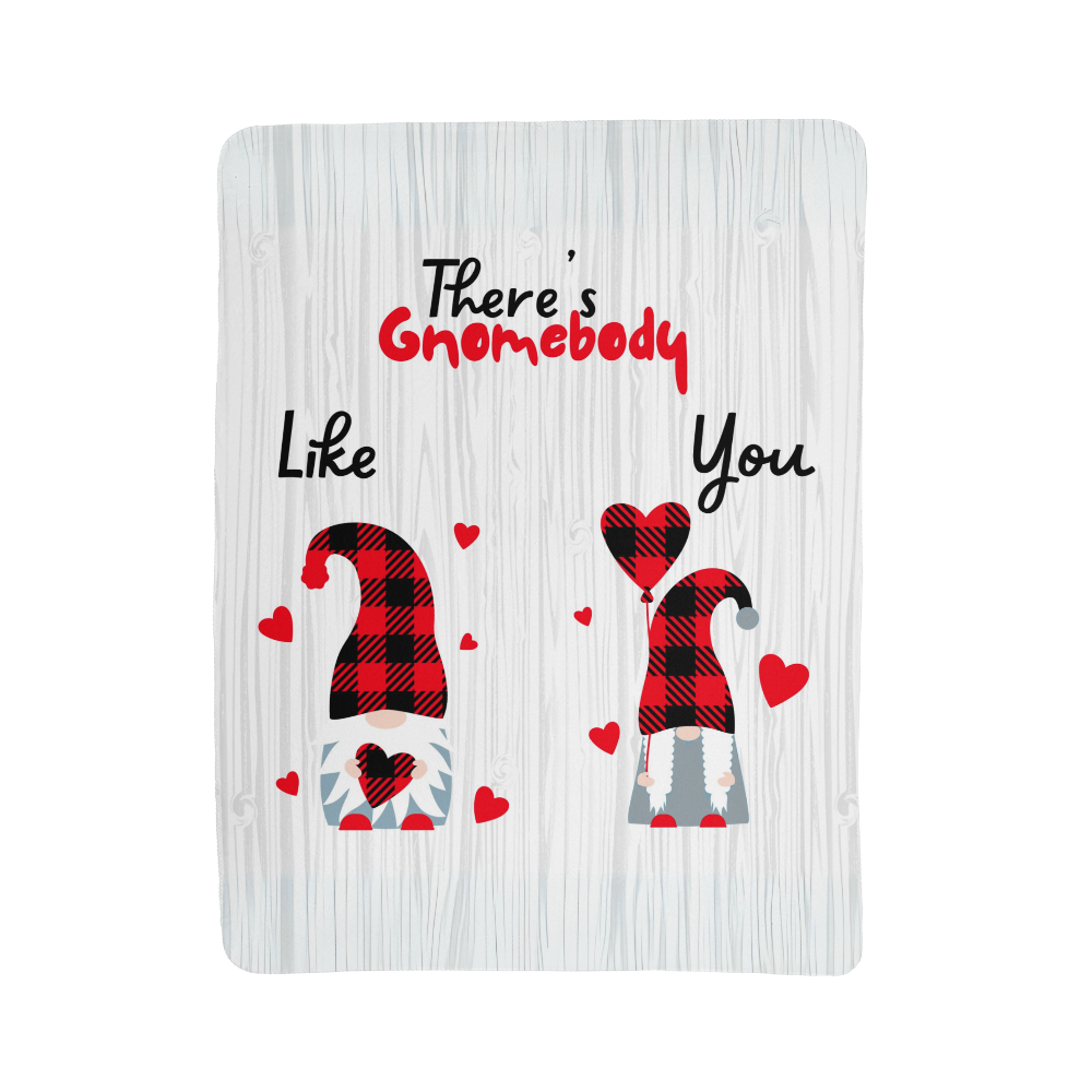 Gnome - There's Gnomebody - Sherpa Fleece Blanket