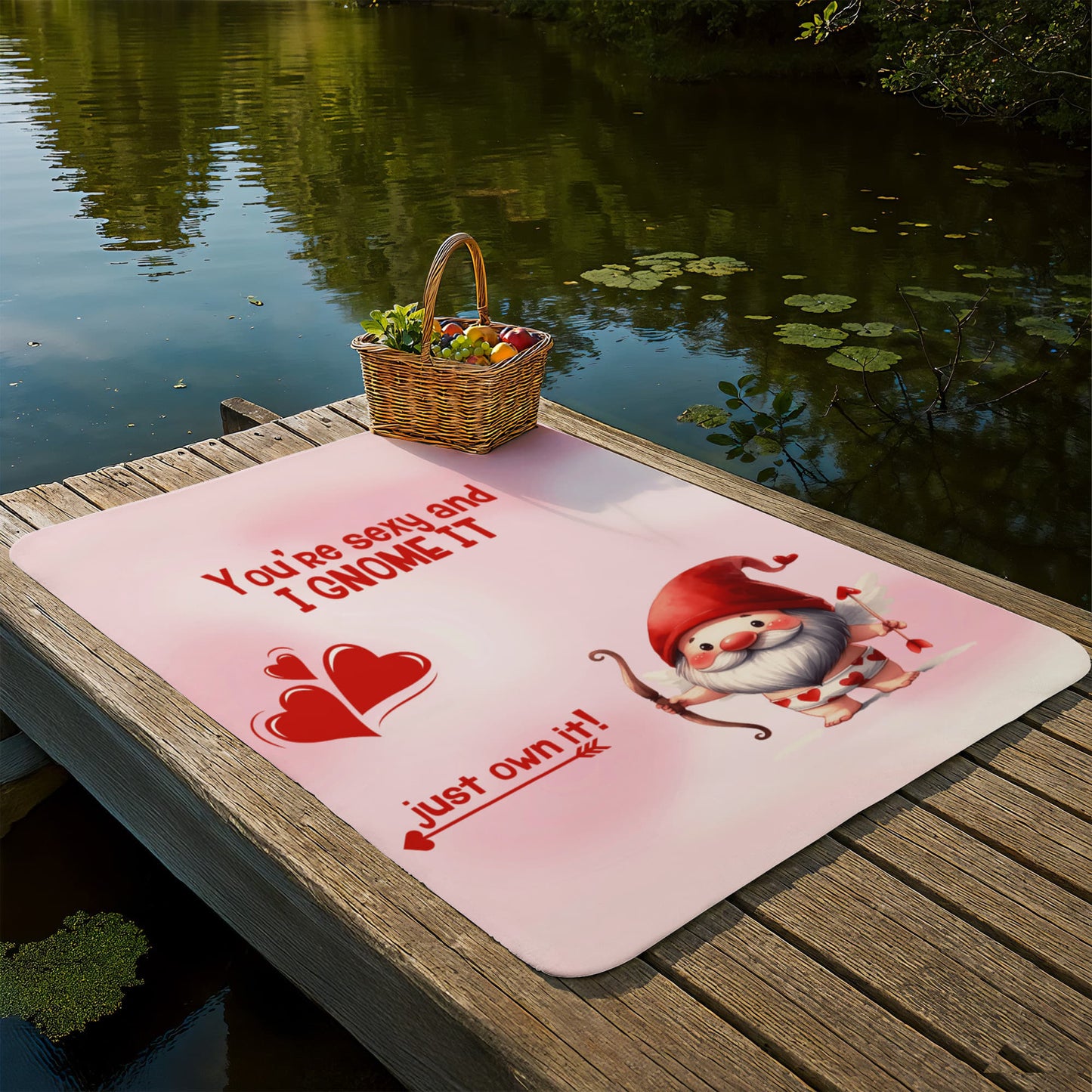 Sexy - You're sexy an I Gnome it - Sherpa Fleece Blanket