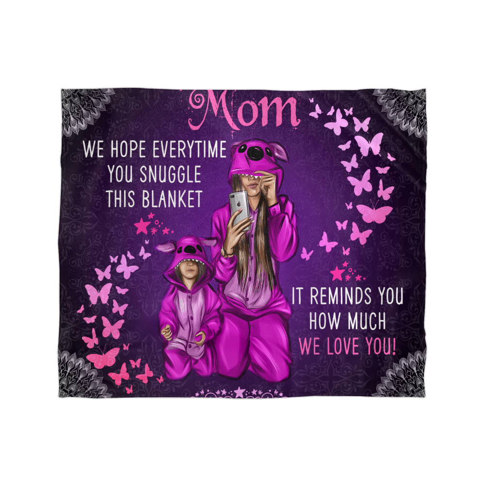 Mom - We hope everytime - Mink Fleece Blanket