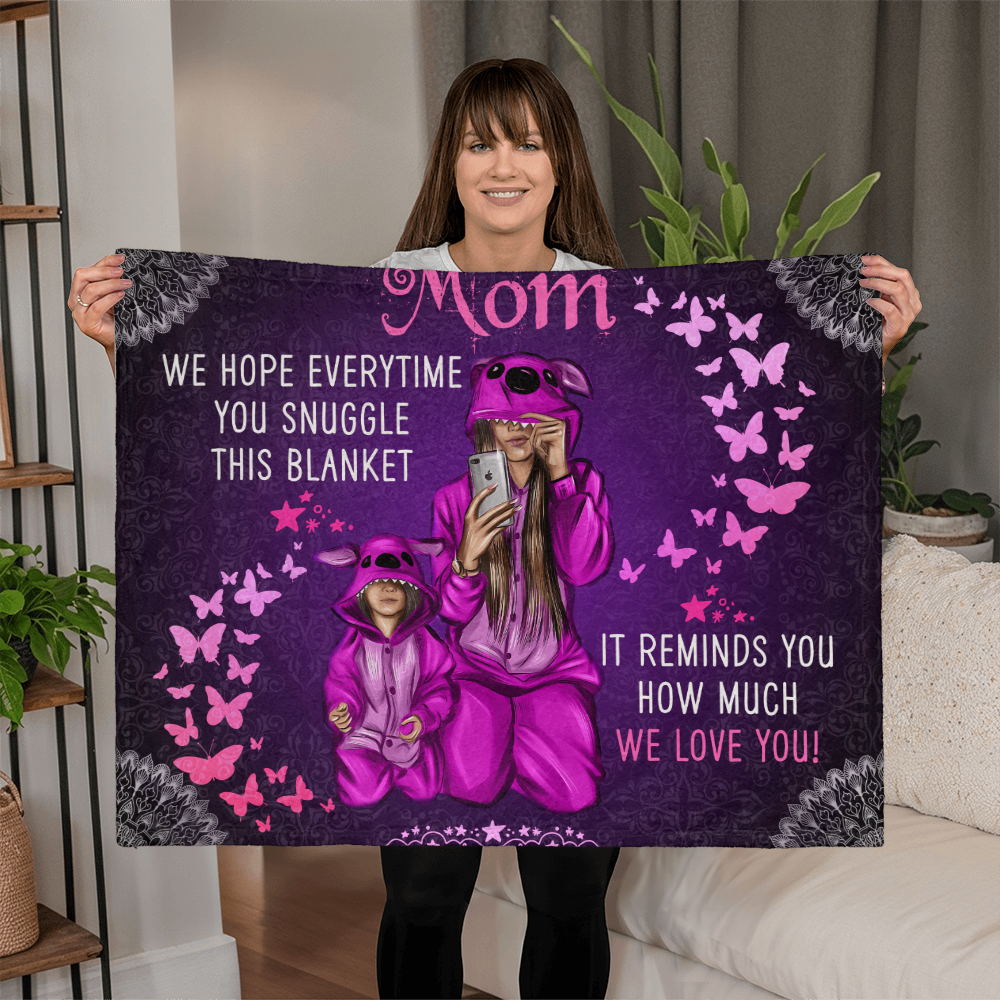 Mom - We hope everytime - Mink Fleece Blanket