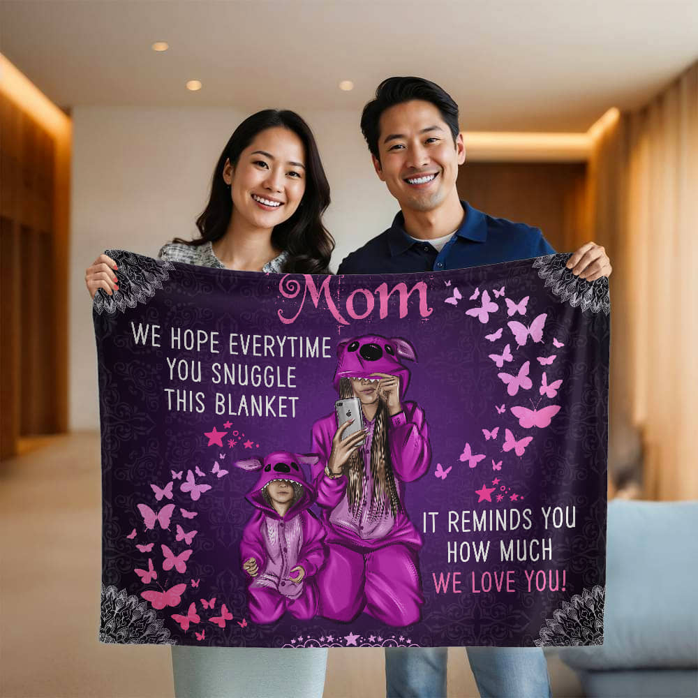 Mom - We hope everytime - Mink Fleece Blanket