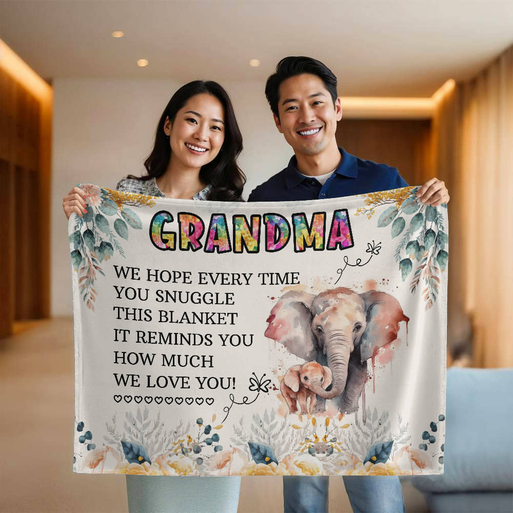 Grandma - We hope - Mink Fleece Blanket