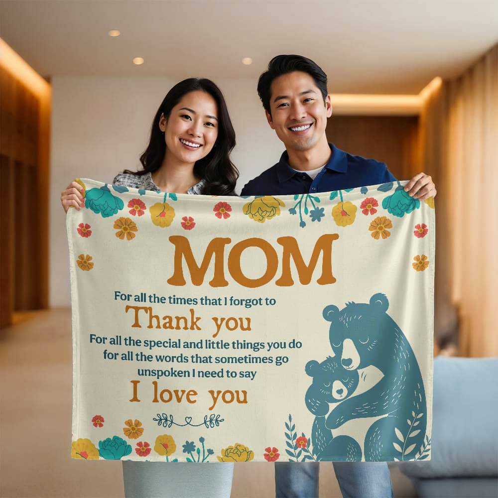 Mom - For all the times - Mink Fleece Blanket