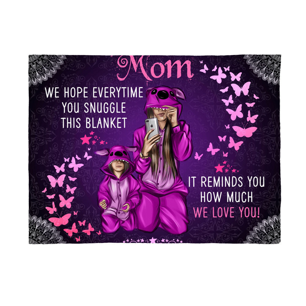 Mom - We hope everytime - Mink Fleece Blanket