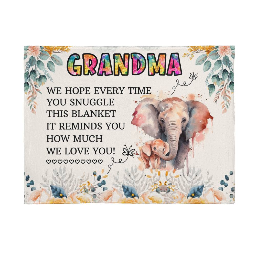 Grandma - We hope - Mink Fleece Blanket