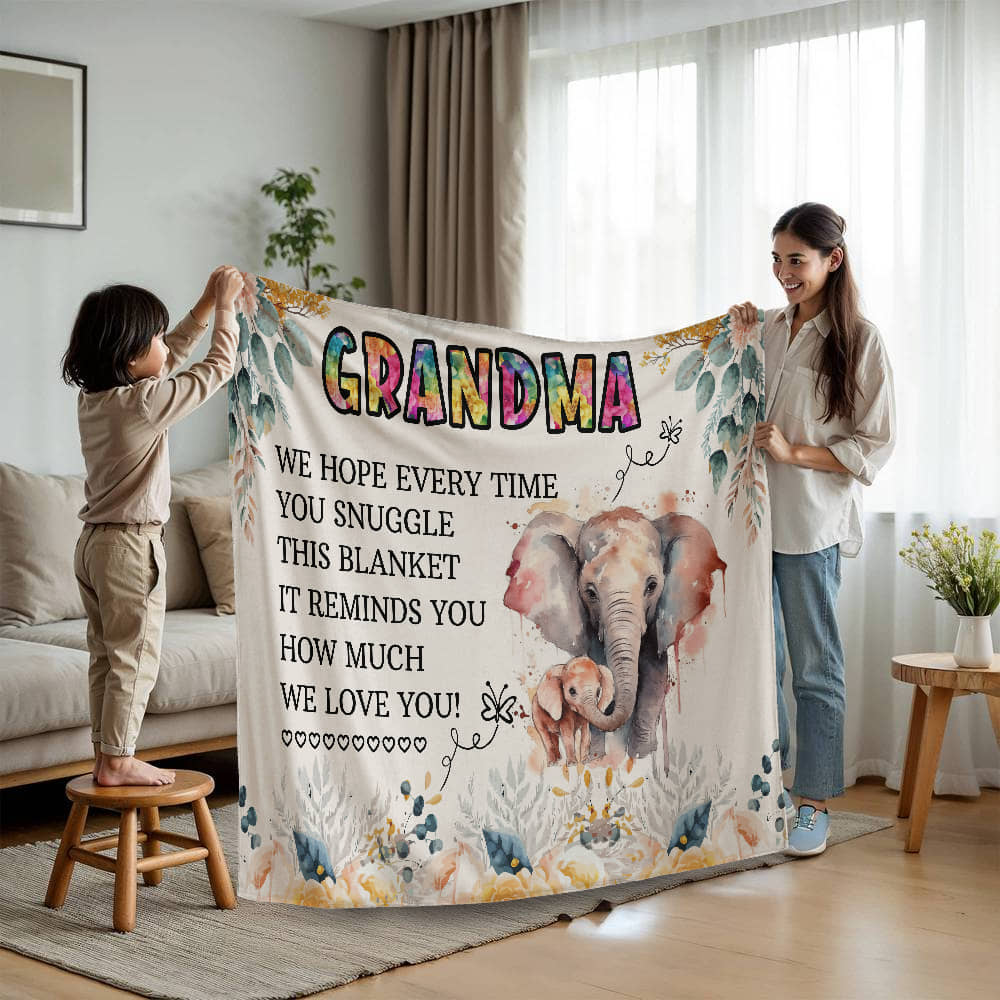 Grandma - We hope - Mink Fleece Blanket