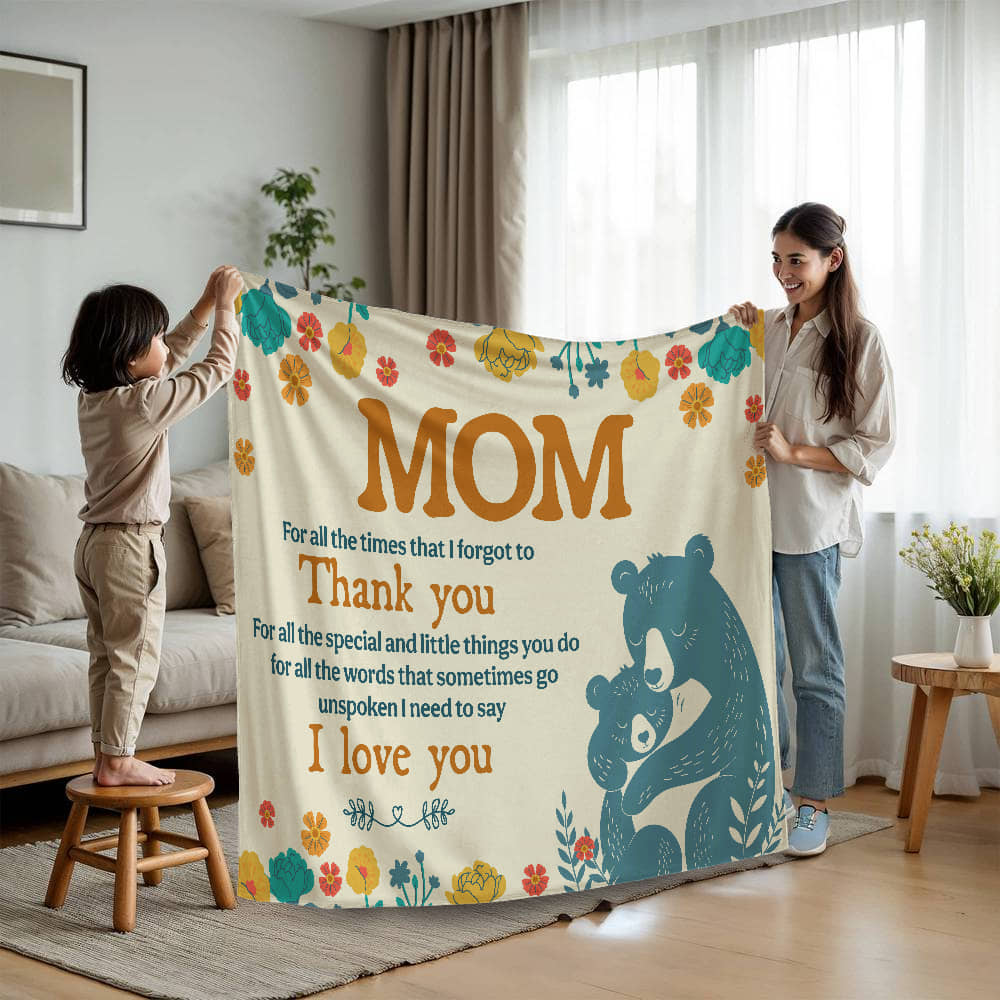 Mom - For all the times - Mink Fleece Blanket