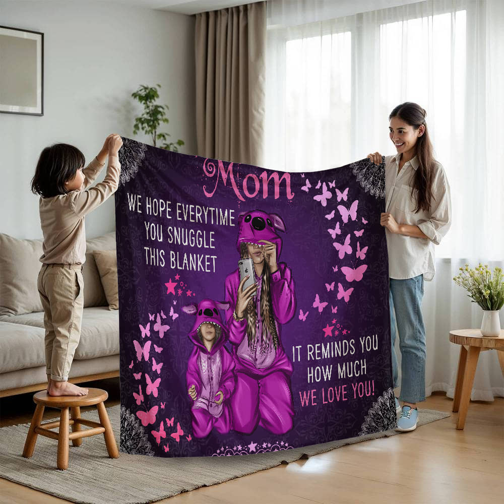 Mom - We hope everytime - Mink Fleece Blanket