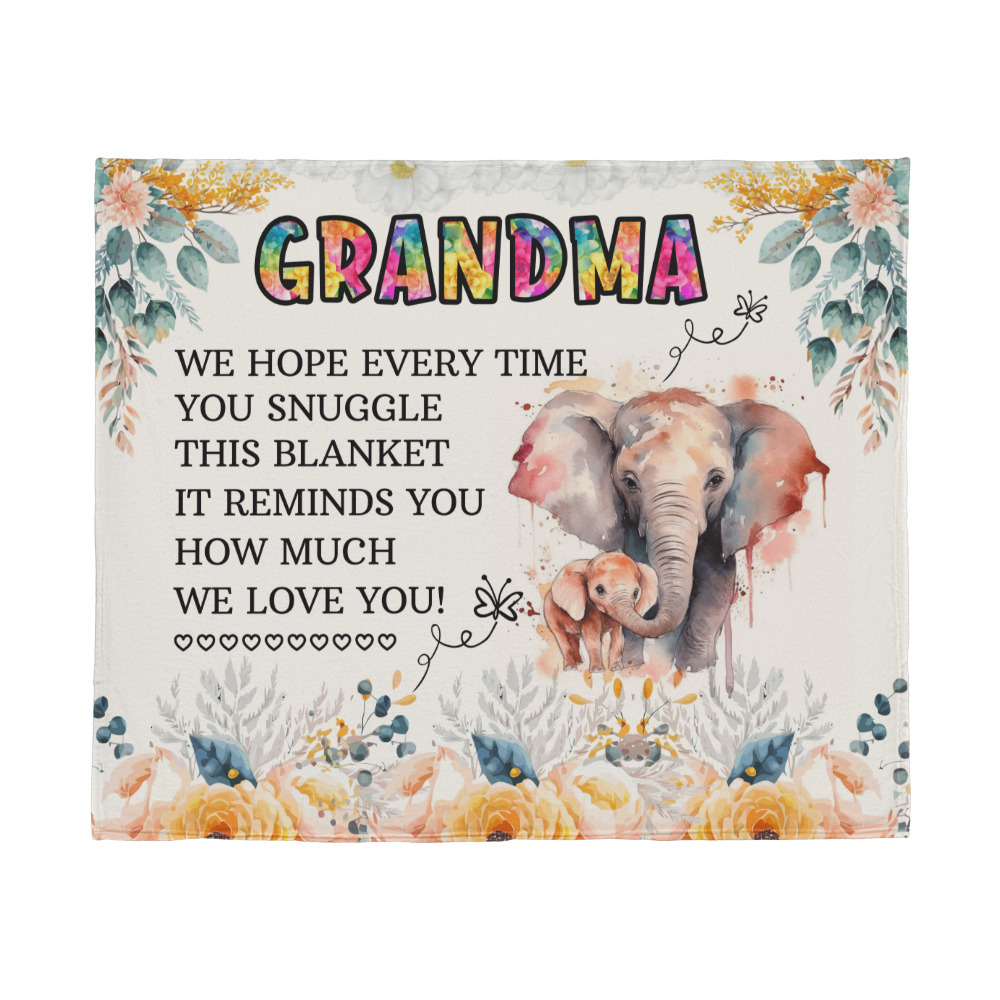 Grandma - We hope - Jersey Fleece Blanket