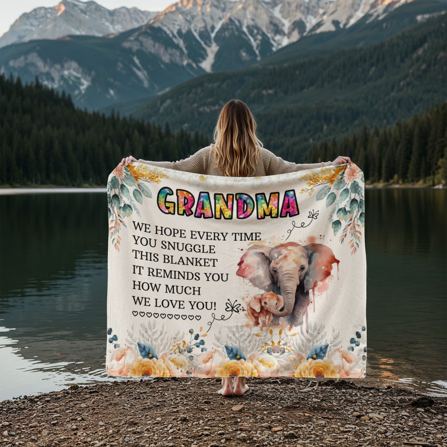 Grandma - We hope - Jersey Fleece Blanket