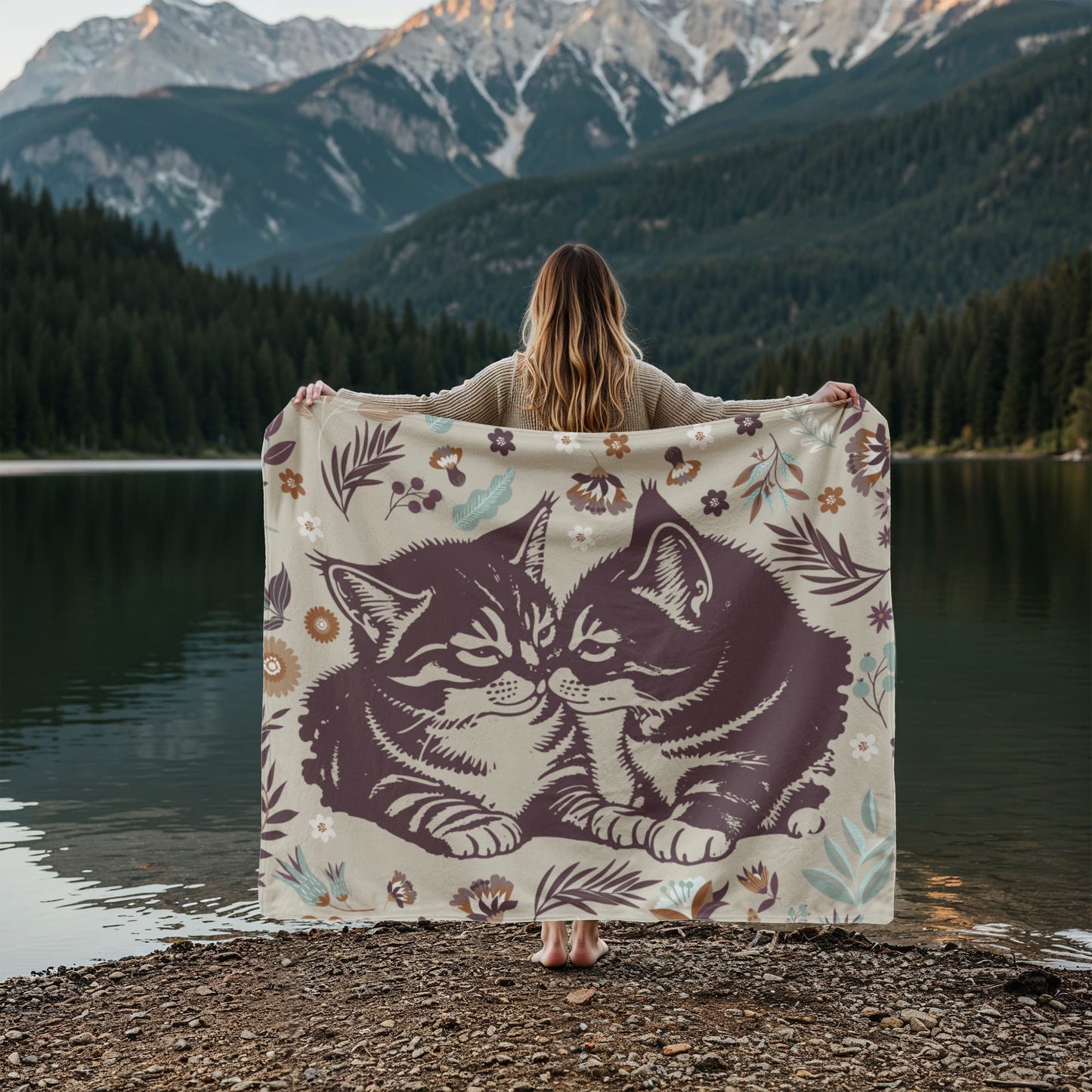 All - Cats - Jersey Fleece Blanket