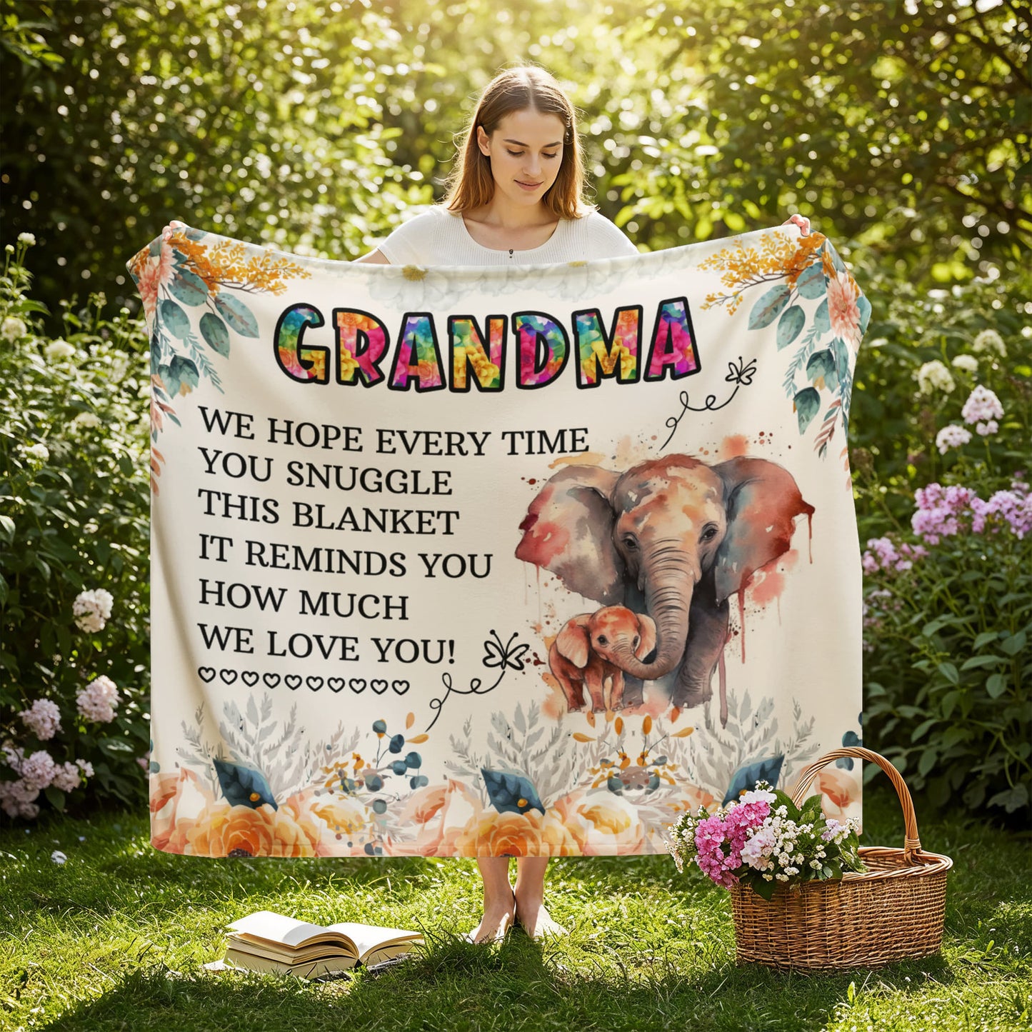 Grandma - We hope - Jersey Fleece Blanket