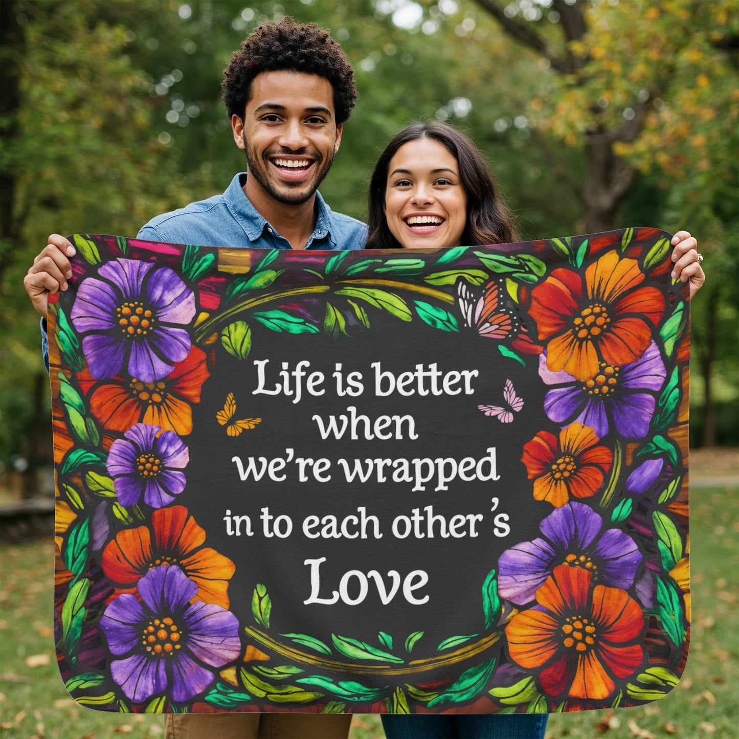 Life - Life is better - Sherpa Fleece Blanket