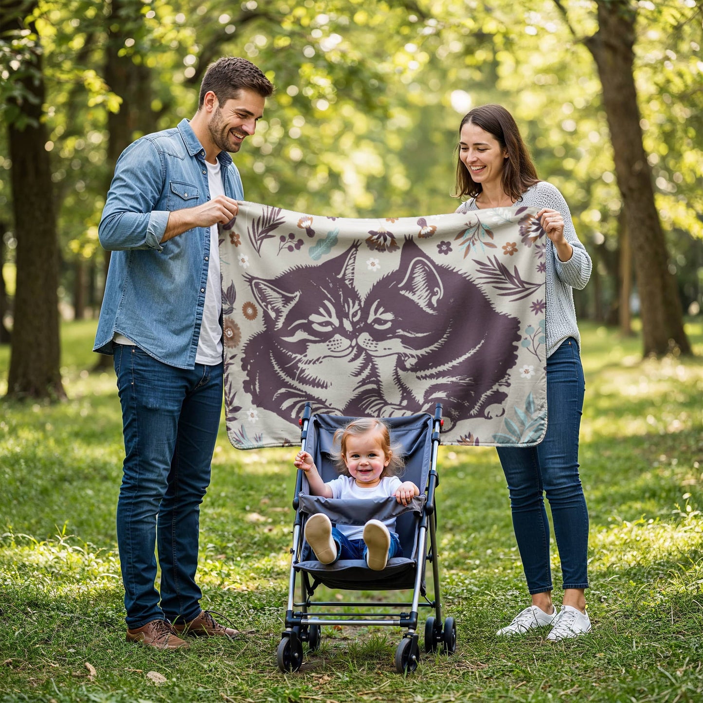 All - Cats - Sherpa Fleece Blanket