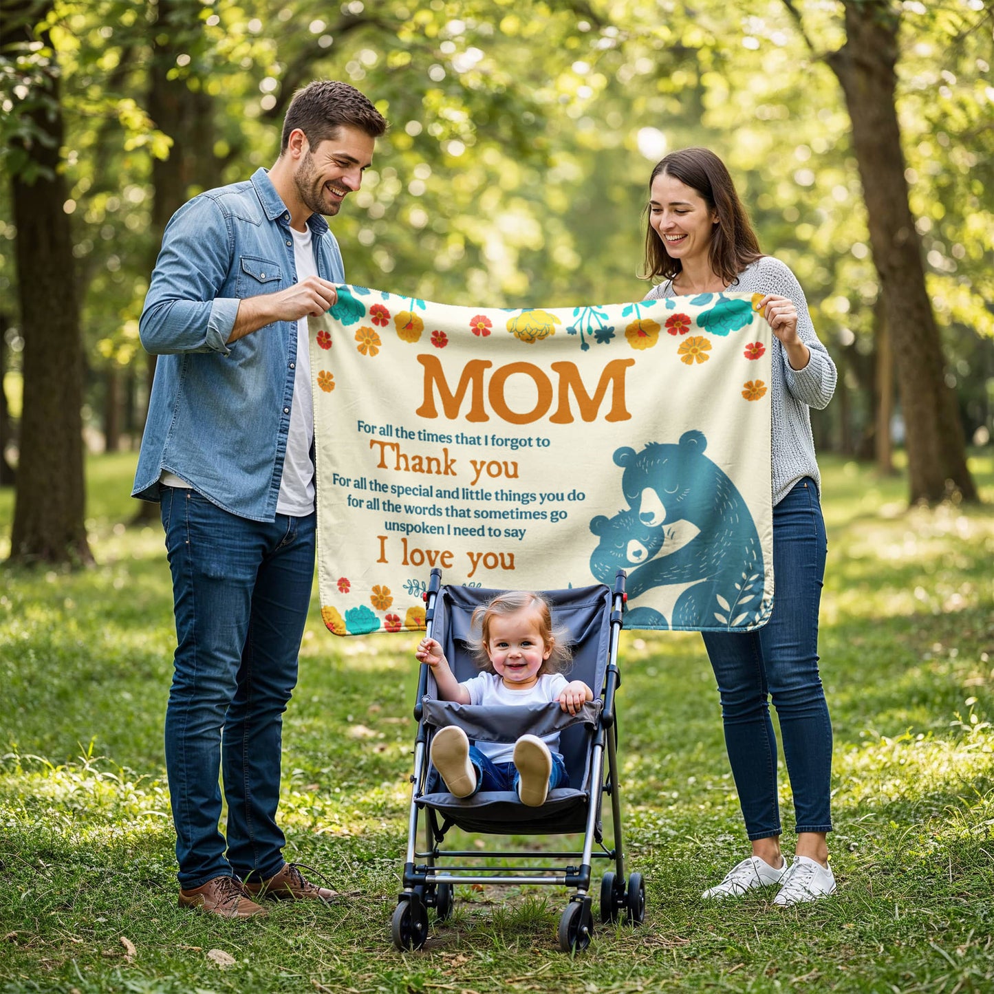 Mom - For all the times - Sherpa Fleece Blanket