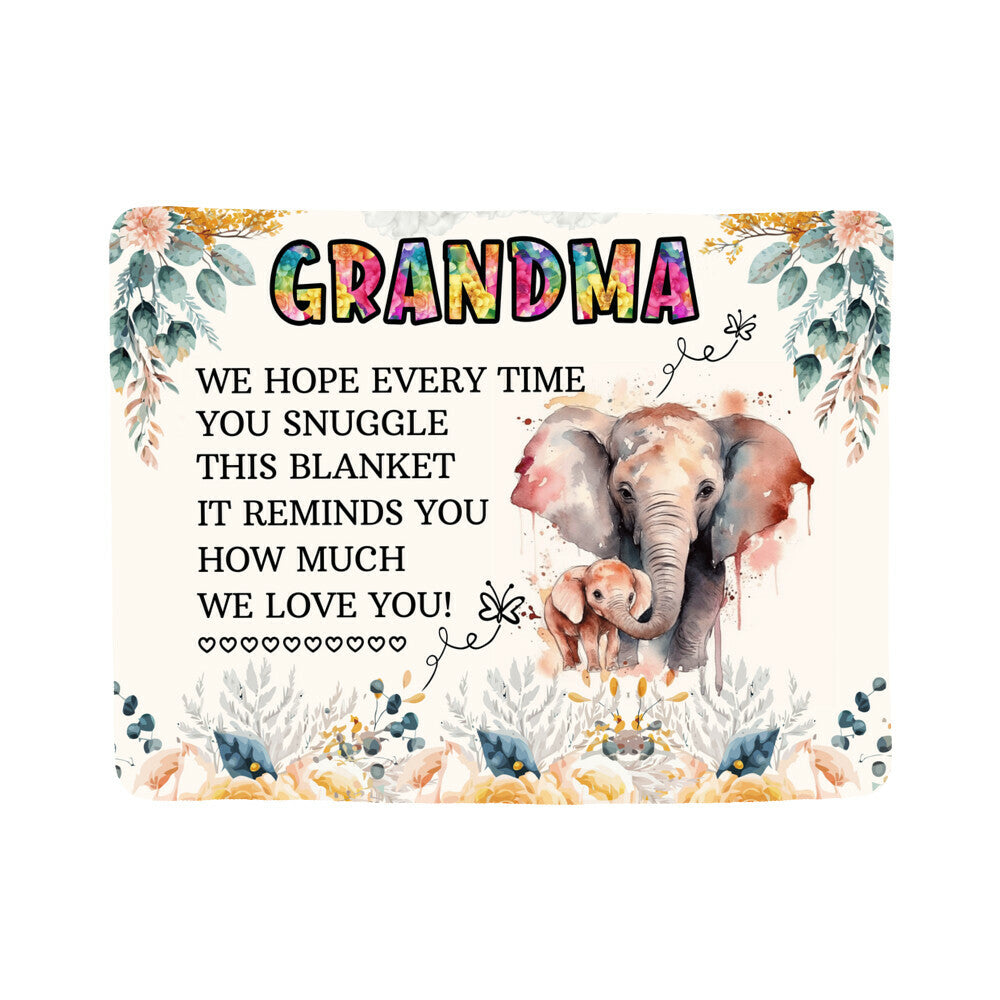 Grandma - We hope - Sherpa Fleece Blanket