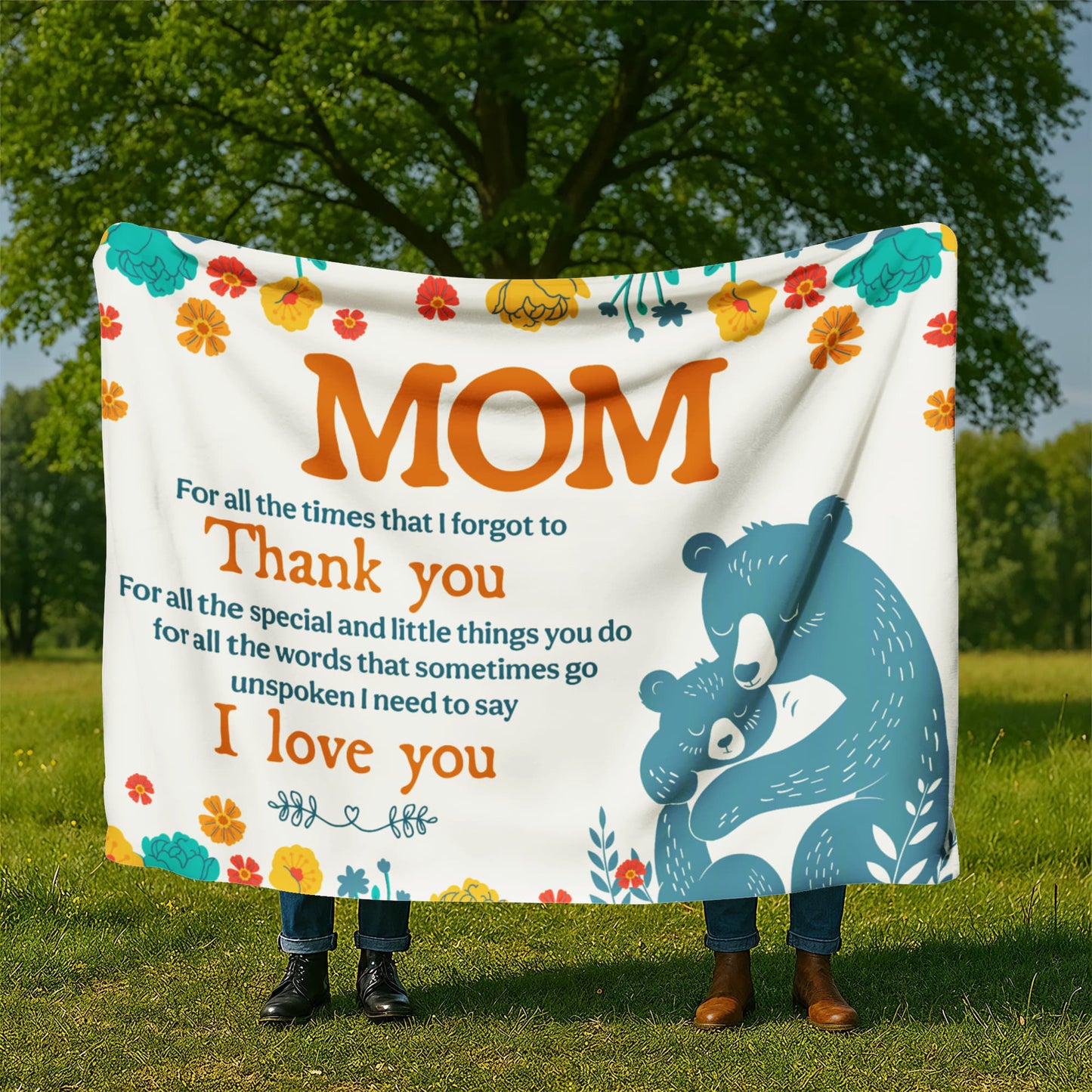 Mom - For all the times - Sherpa Fleece Blanket