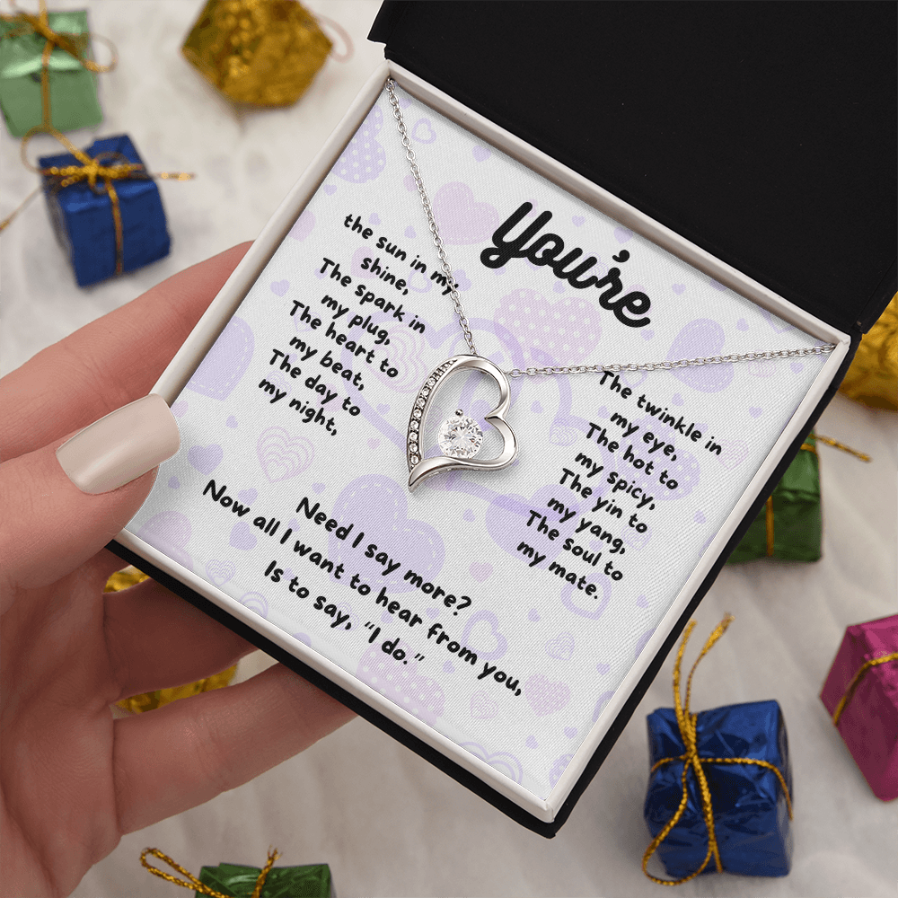 Love - You're the sun - Forever Love Necklace