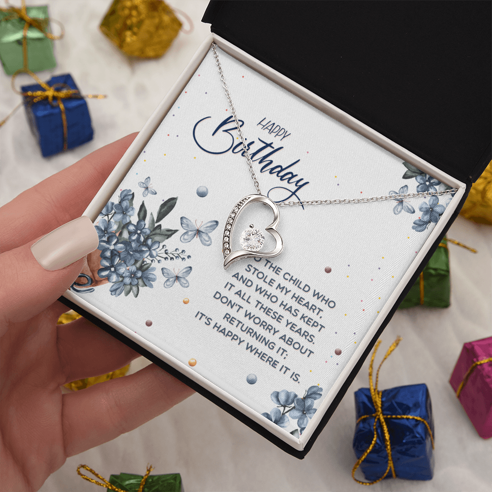 Birthday - To the child - Forever Love Necklace