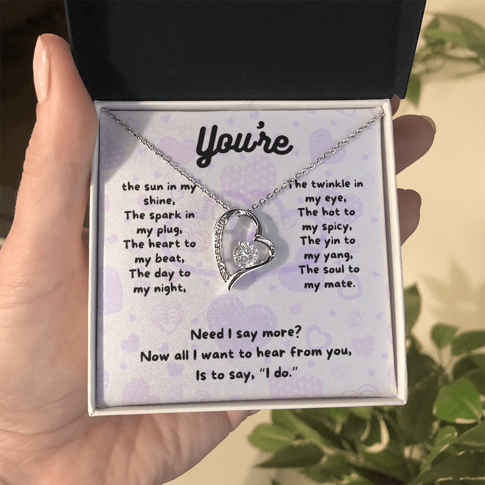 Love - You're the sun - Forever Love Necklace