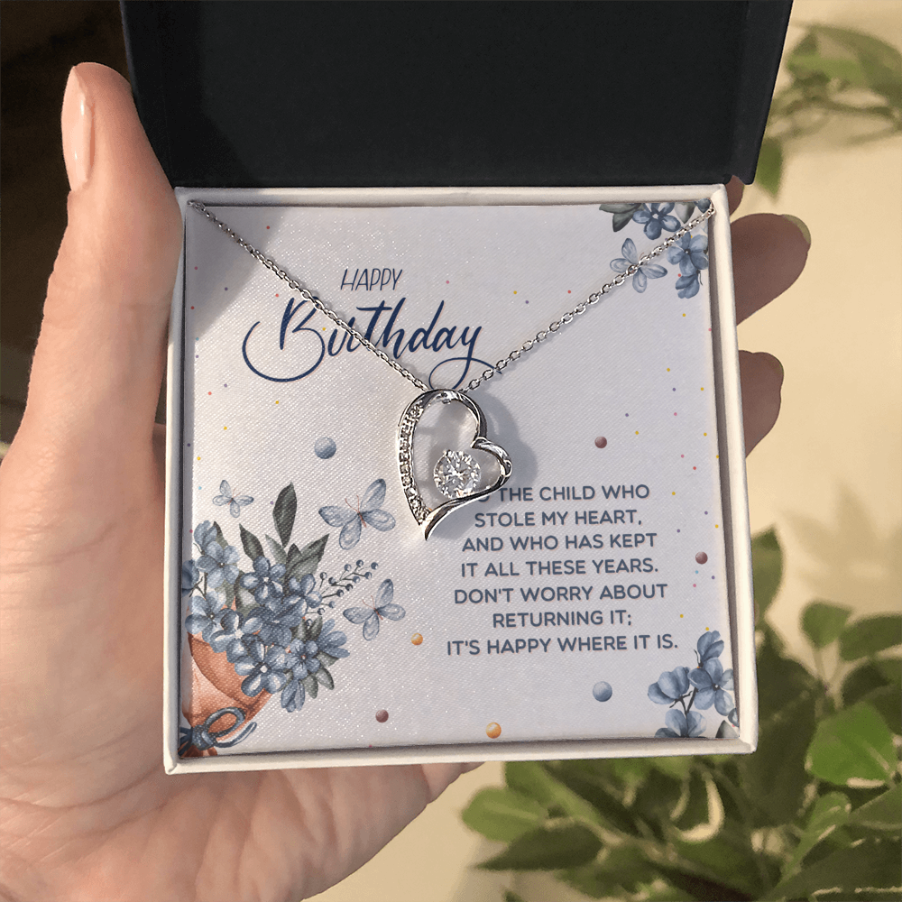 Birthday - To the child - Forever Love Necklace