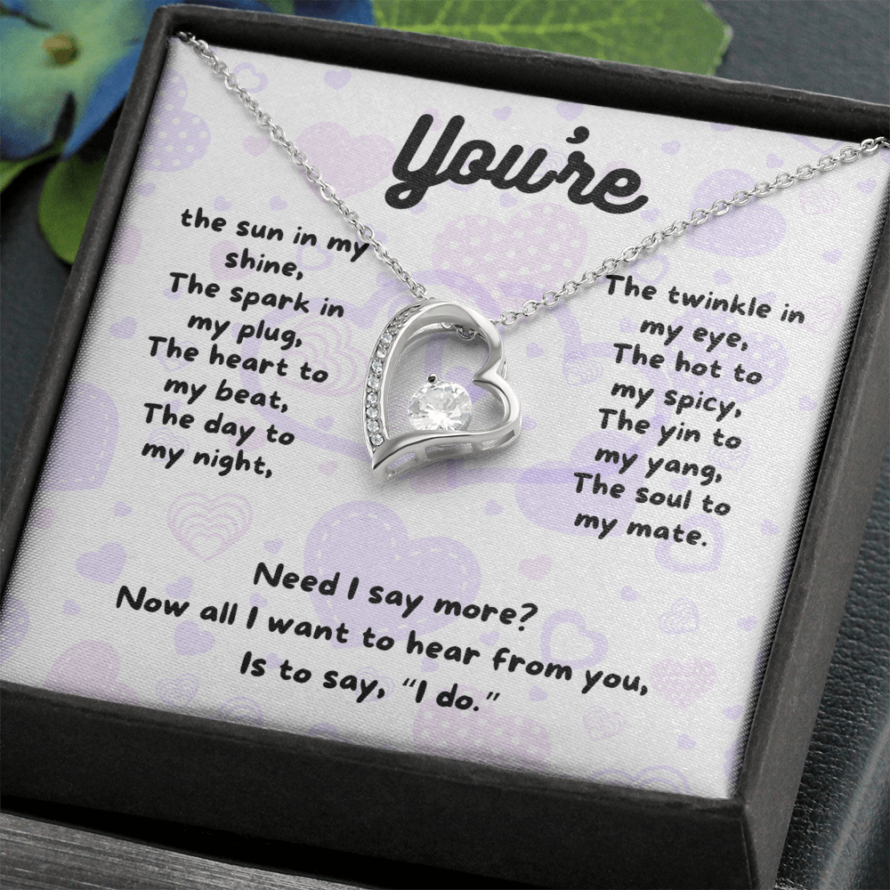 Love - You're the sun - Forever Love Necklace