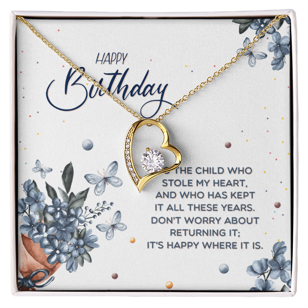 Birthday - To the child - Forever Love Necklace