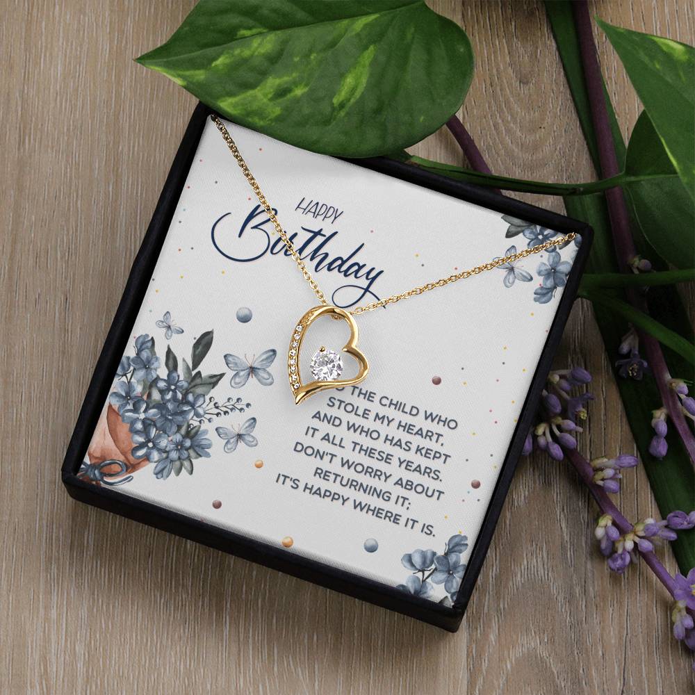 Birthday - To the child - Forever Love Necklace