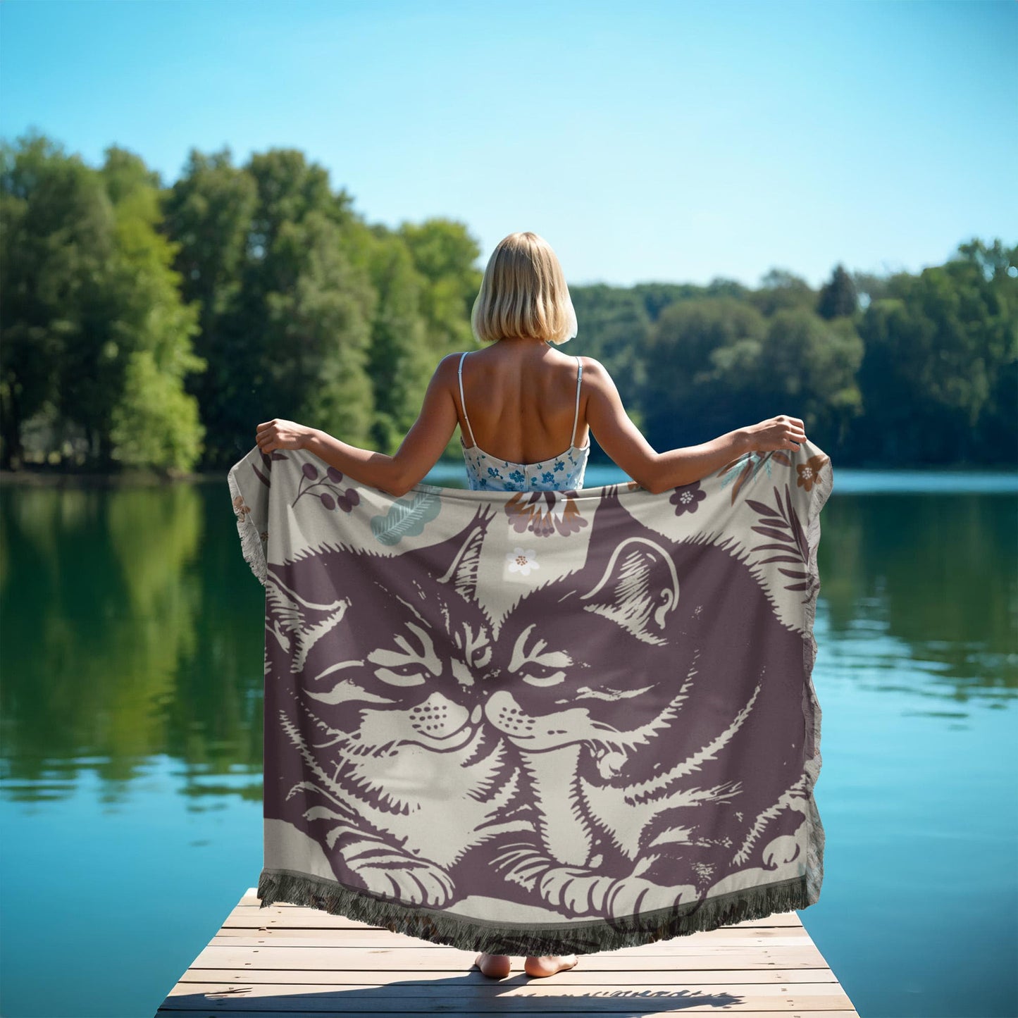 All - Cats - Printed Woven Blanket