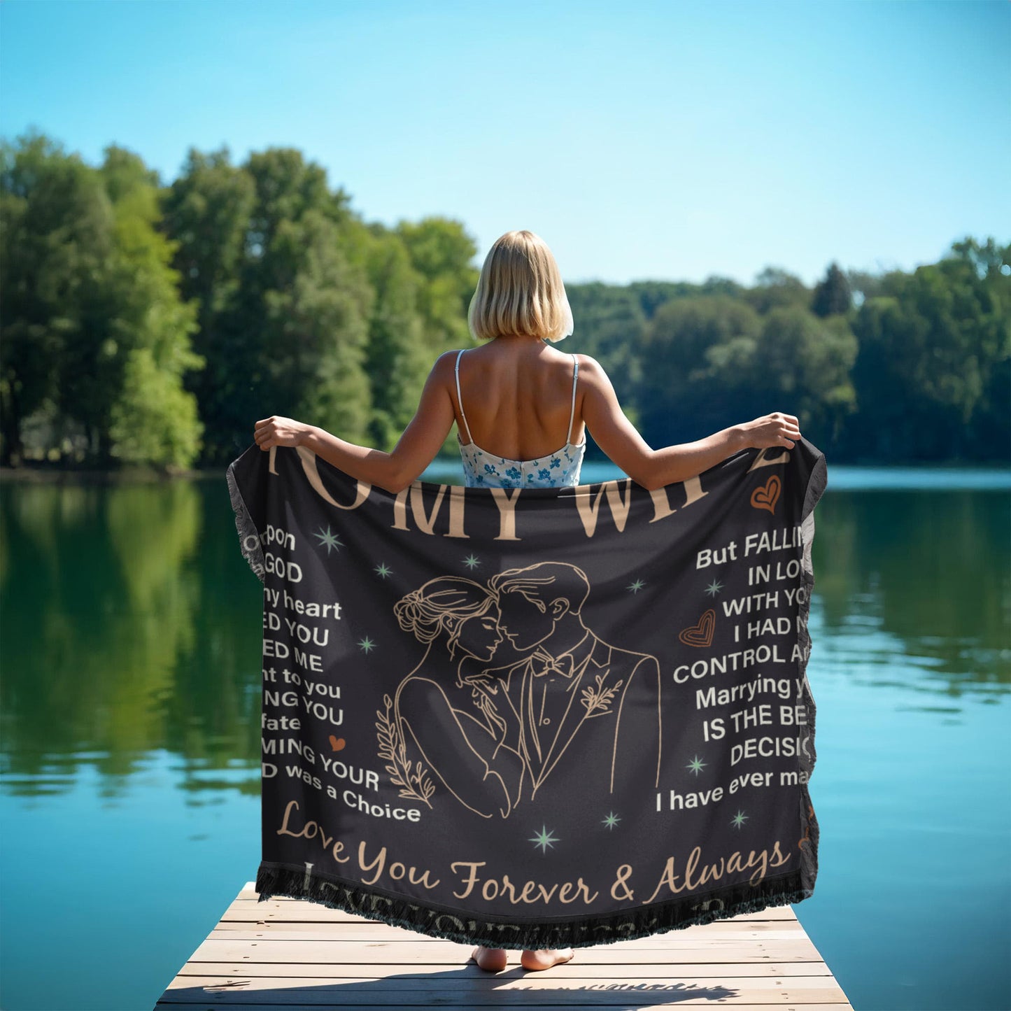 Wife - Once upon a time - Printed Woven Blanket