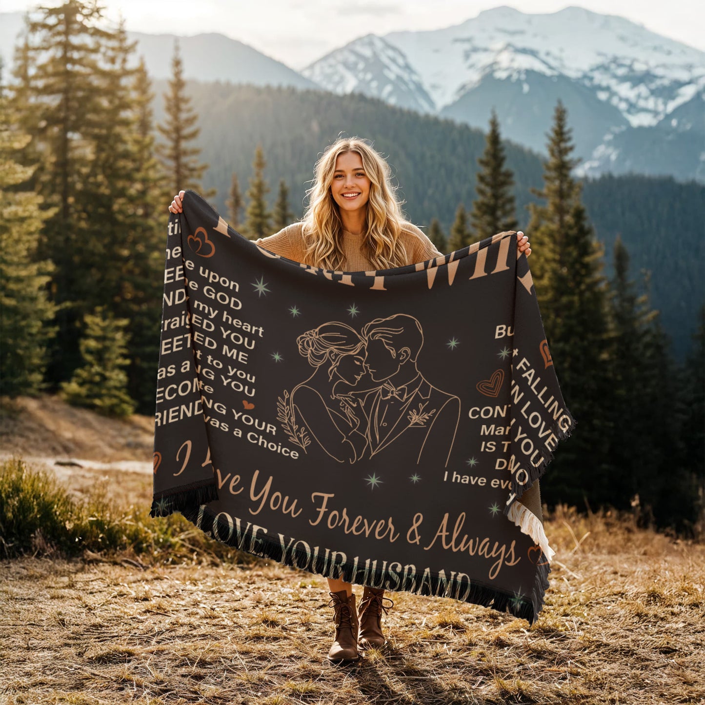 Wife - Once upon a time - Printed Woven Blanket
