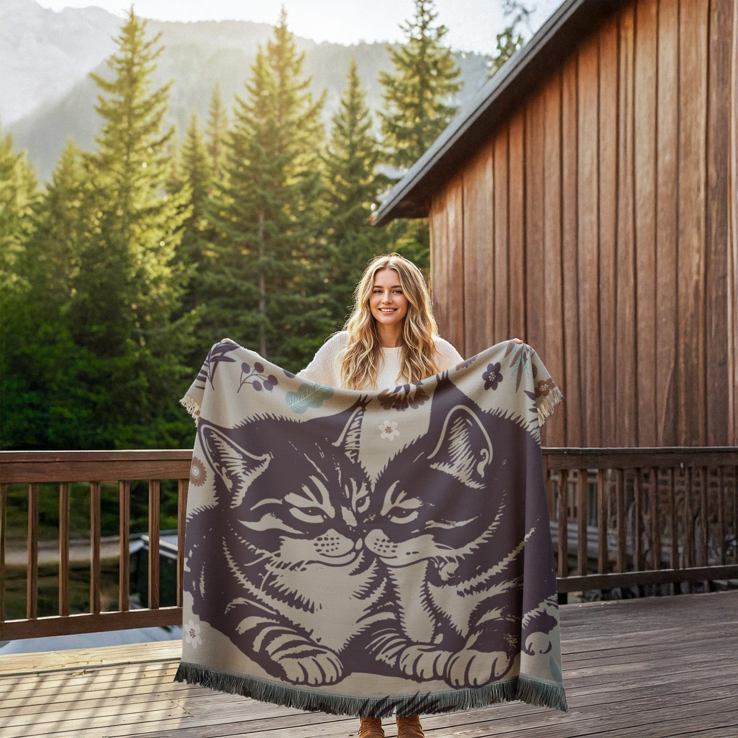 All - Cats - Printed Woven Blanket