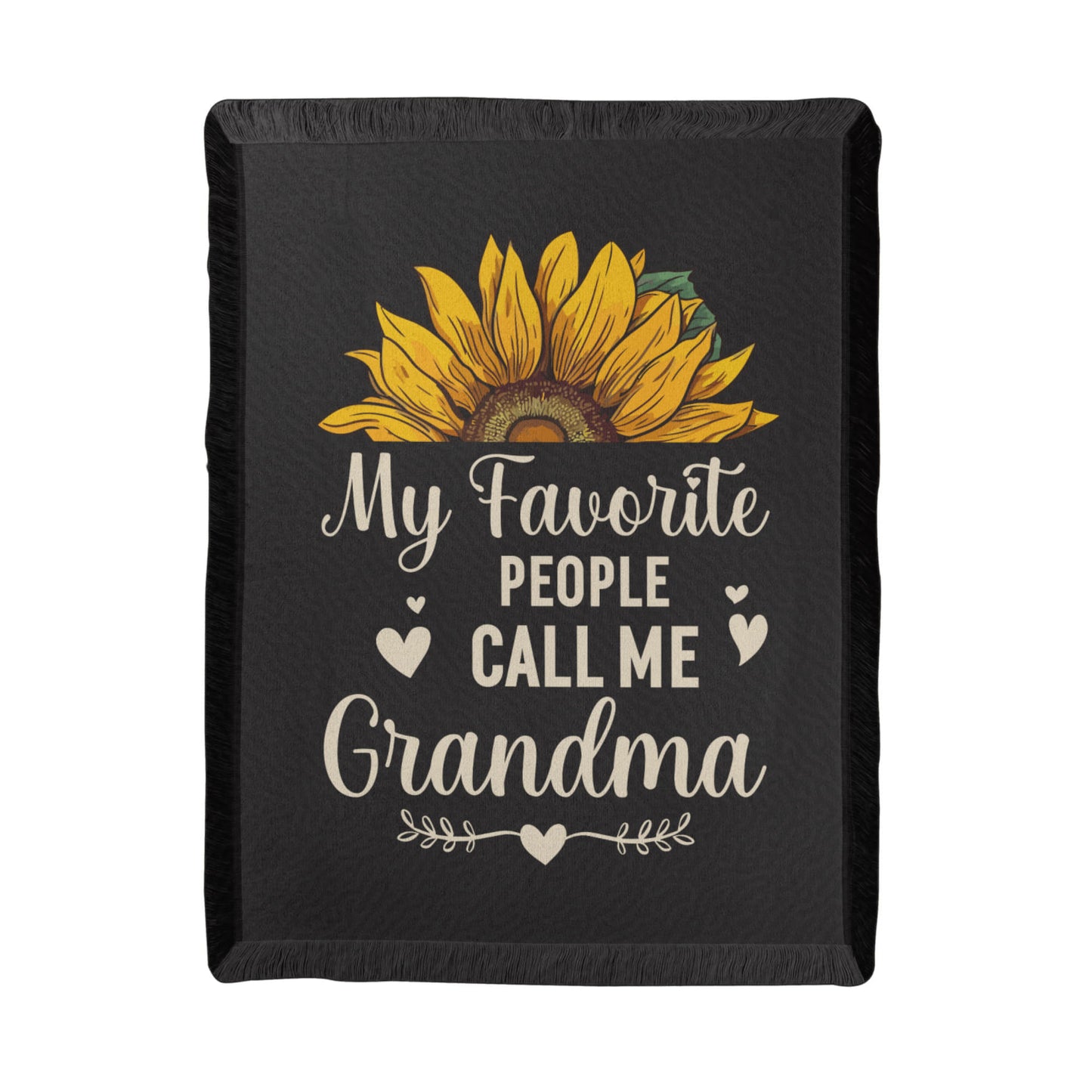 Grandma - My favorite people - Printed Woven Blanket