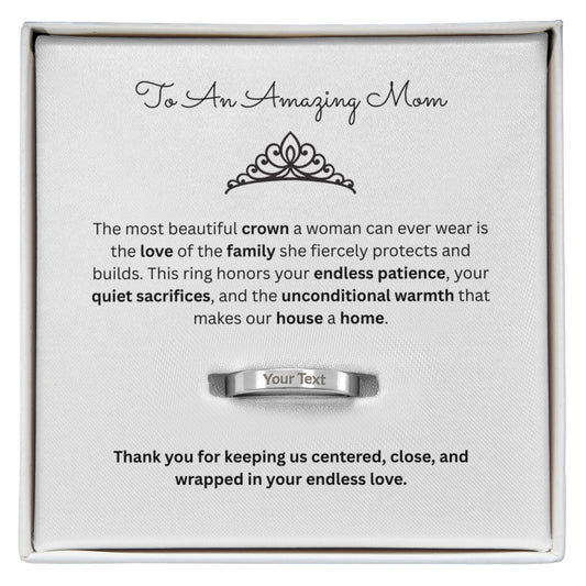 The "Family Legacy" Personalized Ring for Mom