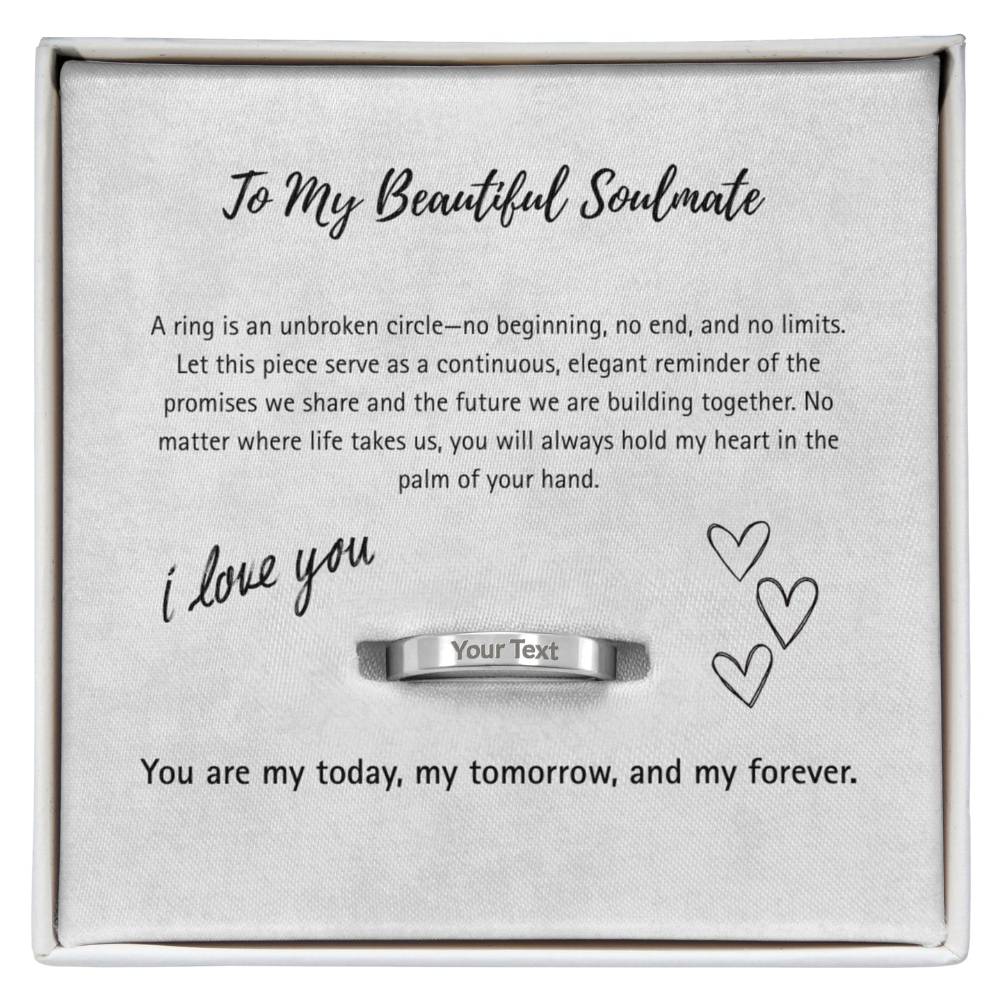 The "Forever Soulmate" Romantic Promise Ring