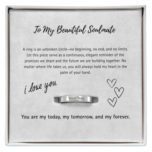The "Forever Soulmate" Romantic Promise Ring