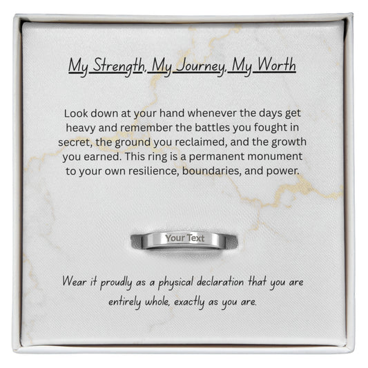 The "Self-Reclamation" Empowerment Ring for Women