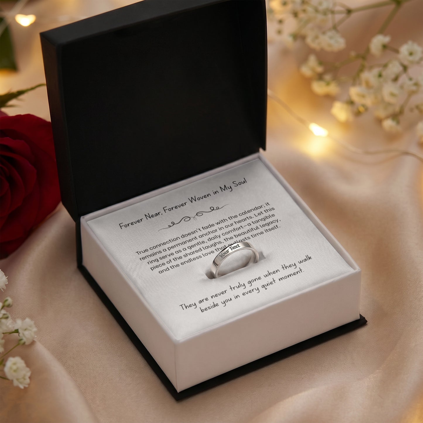 The "Always In My Heart" Memorial Ring for Women