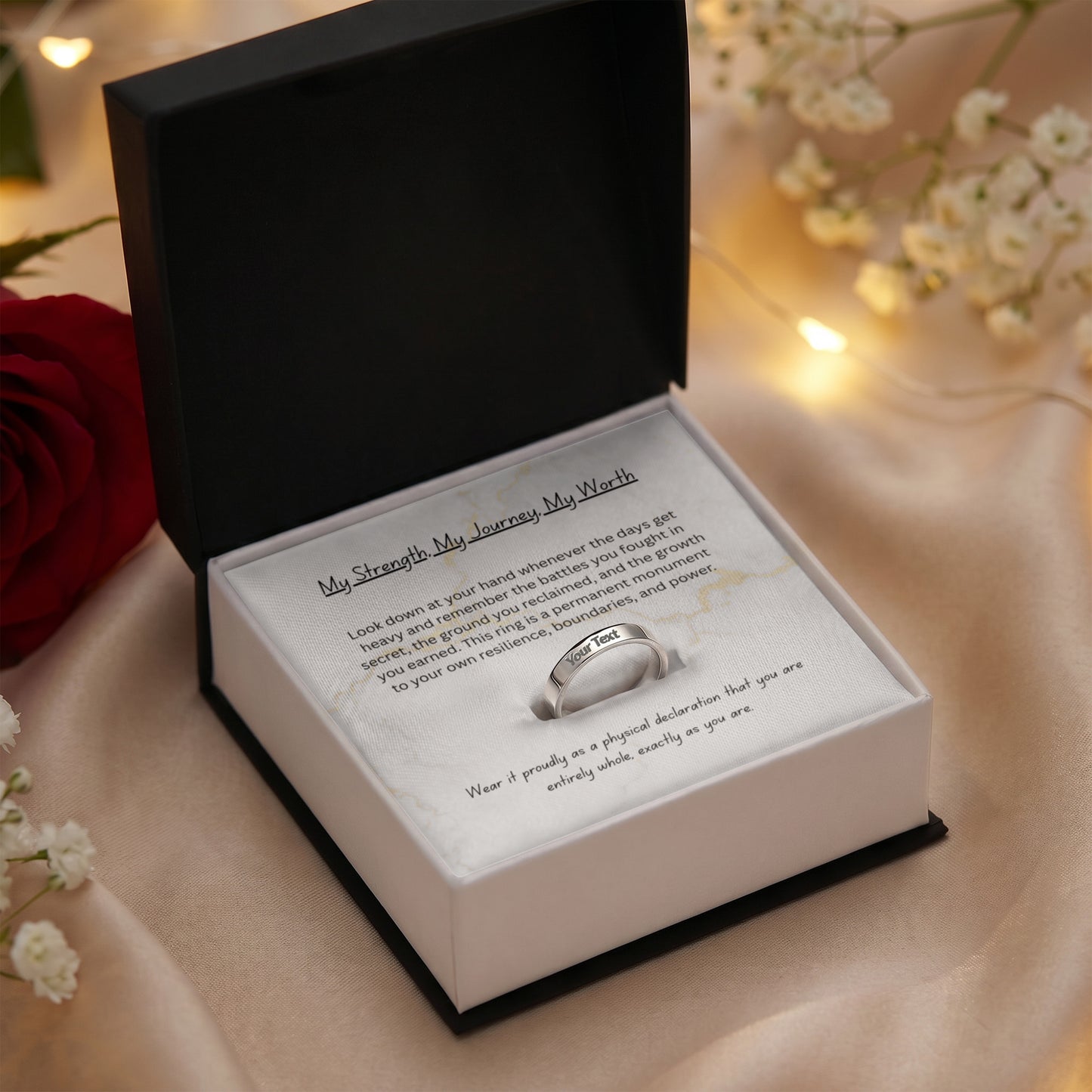 The "Self-Reclamation" Empowerment Ring for Women